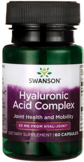 Swanson Hyaluronsyre - Hyaluronic Acid Complex - 60 Kapsler