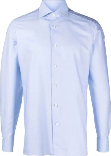 Zegna Herre Skjorter Blå XL, Zegna Herre Skjorter Blå XL,