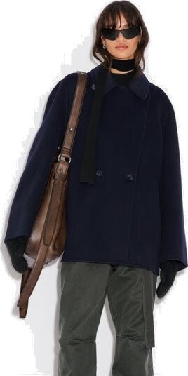 Felsa Wool Peacoat - Dk. Blue Felsa Wool Peacoat - Dk. Blue