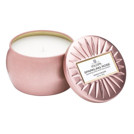Other Brand Voluspa Petite Tin Candle Sparkling Rose 127g