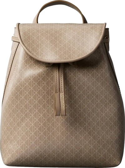 Calvin Klein Emblem Aop Mini Backpack Beige ONE SIZE Calvin Klein Emblem Aop Mini Backpack Beige ONE SIZE