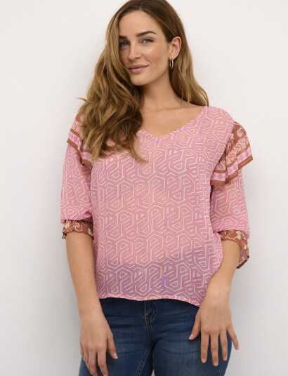 Cream Crlinea Blouse Pink 34
