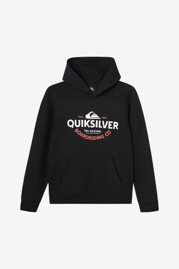 Quiksilver Hettegenser Typed Out Hoodie Youth Svart