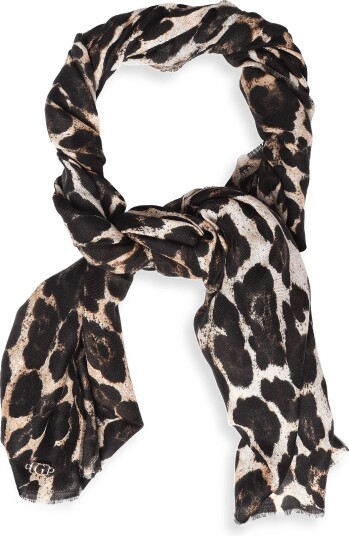 GUESS Printed Scarf 85X200 - LEOPARD - One Size