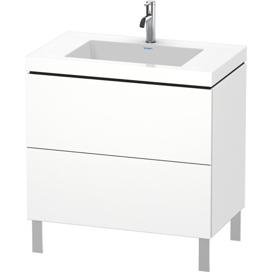 Duravit L-Cube Servantskap m/2 skuffer 800x698x480 mm Hvit Matt
