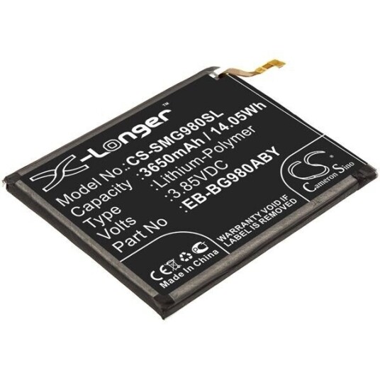 Samsung SGH-N410 batteri (3650 mAh 3.85 V, Sort)