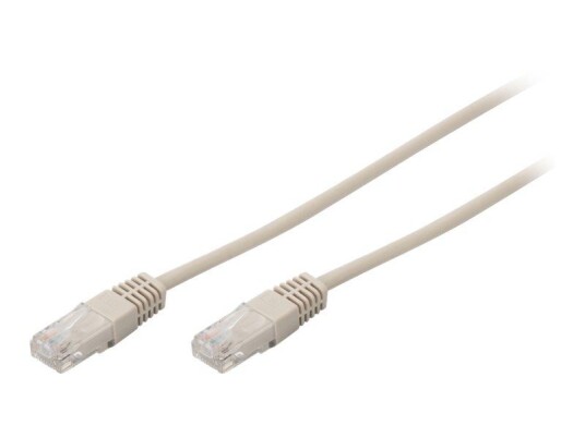 Digitus 25 cm RJ-45 Koblingskabel Cat 5e Grå U/UTP