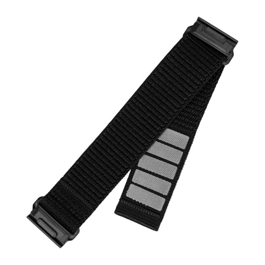 Universell Garmin Smartwatch (22 mm) Fixed Nylonreim - Svart Universell Garmin Smartwatch (22 mm) Fixed Nylonreim - Svart