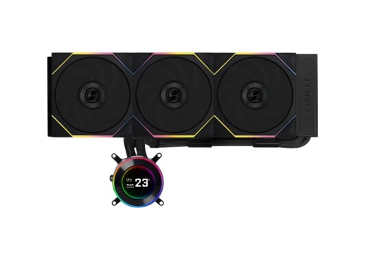 Lian LI Hydroshift II LCD C 360TL trådløs CPU vannkjøling svart