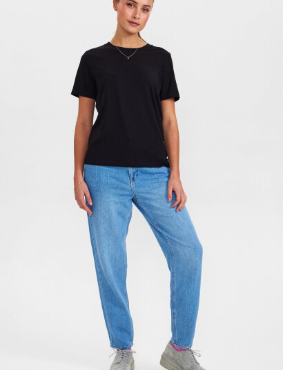 Nümph Nukazumi Ss Blouse - Black - XS Nümph Nukazumi Ss Blouse - Black - XS