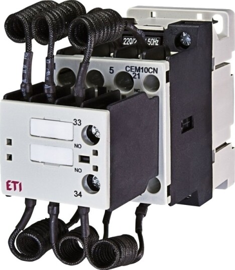Eti Polam Kondensatorkontaktor 10Kvar 1Z 1R 230V Ac Cp Cem10cn.11 230V 50Hz 004643801