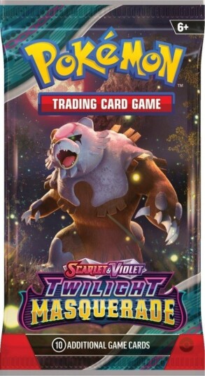 Scarlet & Violet Twilight Masquerade Booster Pack Pokemon TCG Kortspill fra Outland