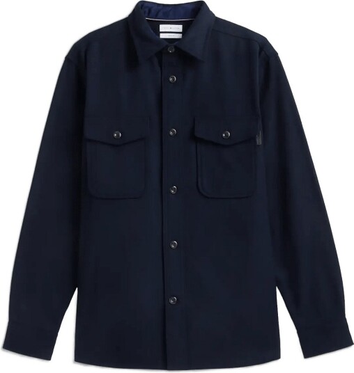 Tommy Hilfiger Cpo Classic Fit Icon Collar NAVY BLUE XXL