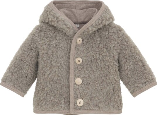 HUTTEliHUT Pixie Ulljakke Teddy Camel Melange 80