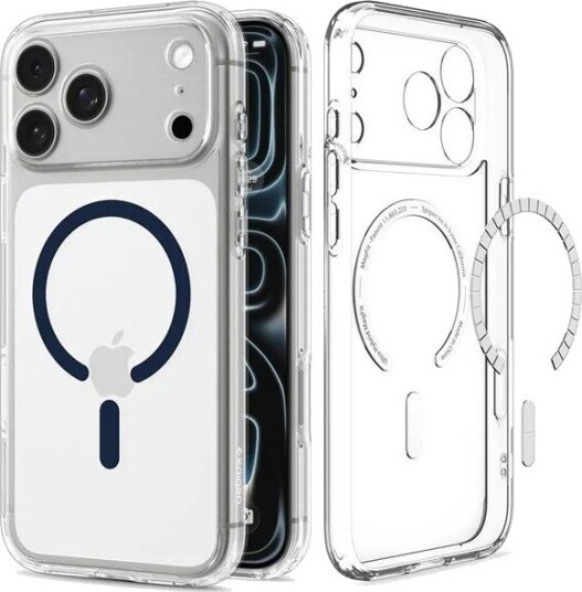 Spigen Ultra Hybrid MagSafe - clear deep blue - iPhone 18 Pro/17 Pro