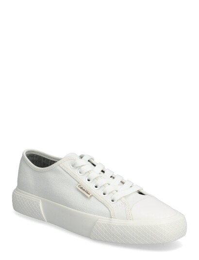 Calvin Klein Vulc Lace Up Canvas White 38