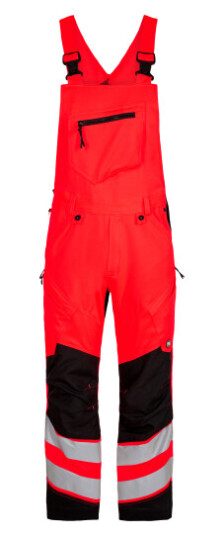 Engel Safety overall Hivis Rød/Svart SEW-3544-314-4720 K92