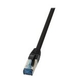 LogiLink 10G - Koblingskabel - RJ-45 (hann) til RJ-45 (hann) - 15 m - SFTP - CAT 6a - halogenfri, utendørs - svart