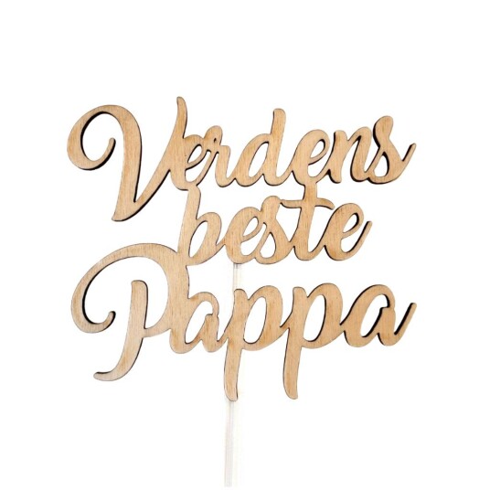 Kaketopp i Tre Til Farsdag Verdens Beste Pappa Kaketopp i Tre Til Farsdag Verdens Beste Pappa