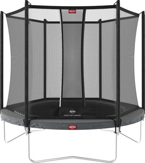 BERG Toys Berg Trampoline Favorit 270 Grå Med Sikkerhetsnett Comfort 270 cm dia Grå