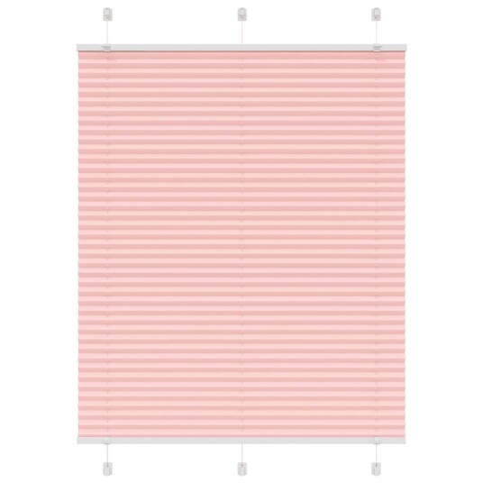 plisségardin Rosa 105x150 cm Stoff Bredde 104,4 Polyester