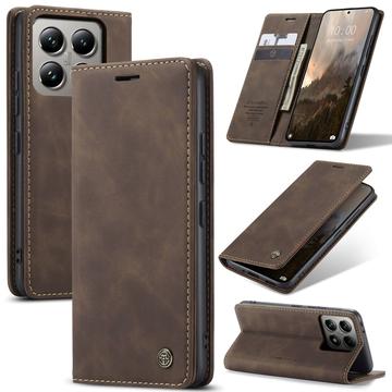 Caseme 013 Series Xiaomi 14T Pro Lommebok deksel Kaffe