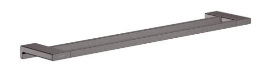 Hansgrohe AddStoris håndklestang, dobbelt, børstet sort krom Hansgrohe AddStoris håndklestang, dobbelt, børstet sort krom
