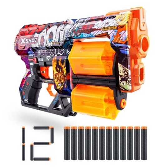 Zuru X-Shot Skins Dread with 12 Darts