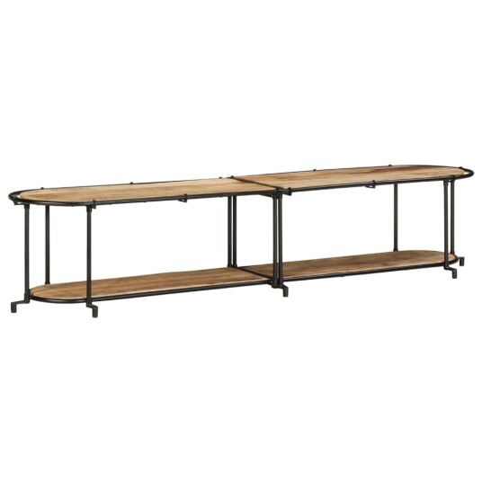 TV benk 200x42x40 cm grov heltre mango