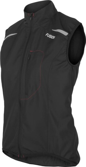 FUSION S1 Løpevest Dame Svart XS