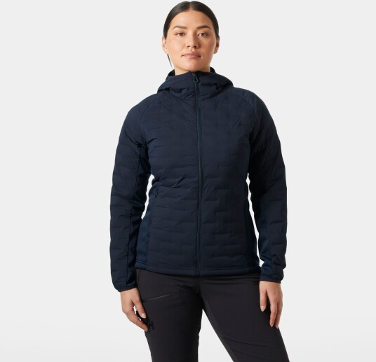 Helly Hansen Hp Hooded Stretch Insulator Dame Marineblå Marineblå XS