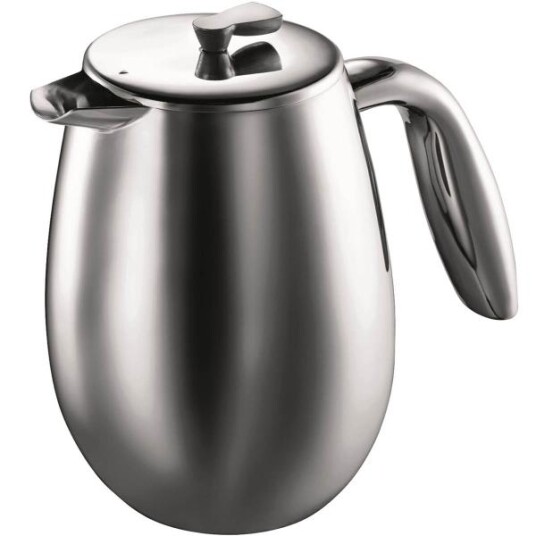 Bodum - Colombia dobbeltvegget presskanne 3 kopper 0,35L matt krom Bodum - Colombia dobbeltvegget presskanne 3 kopper 0,35L matt krom
