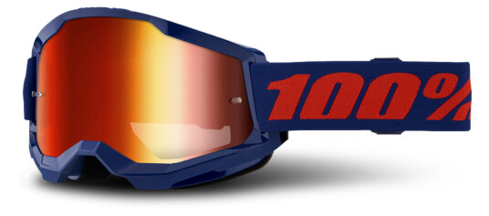 100% Crossbriller  Strata 2 Marine-Rød