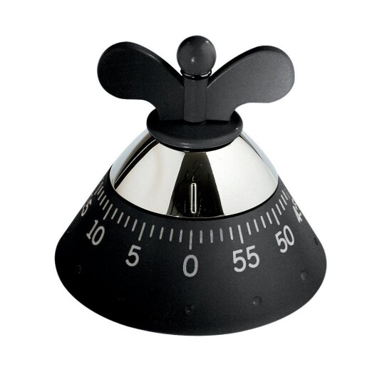 Alessi kjøkkentimer svart