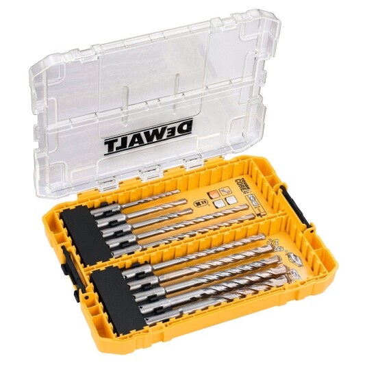 Dewalt Borsett 10 deler SDS-plus for Elektroverktøy - DT70753-QZ