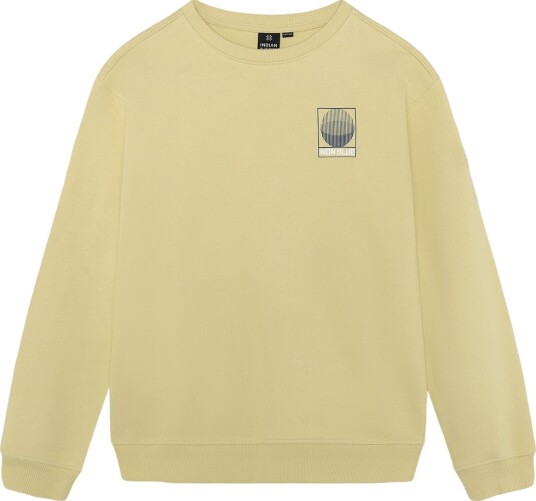 Indian Blue Jeans Collegegenser   Dusty Yellow m. Trykk   Indian Blue Jeans   14 år 164   Collegegenser   Gul