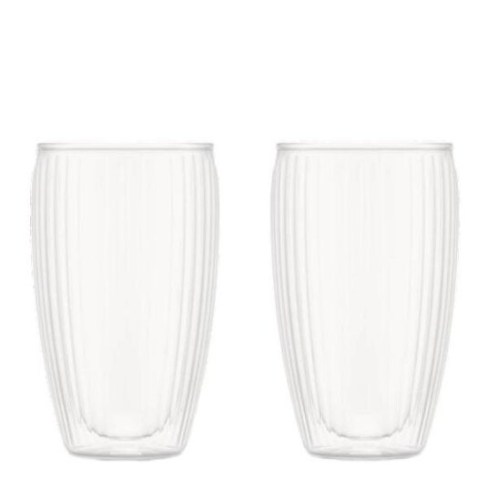 Bodum  Pavina glass 2 stk 0,45 L klar