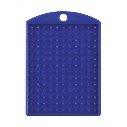 Pixelhobby Nøkkelring Medaljong Blå 3x4cm 1 stk