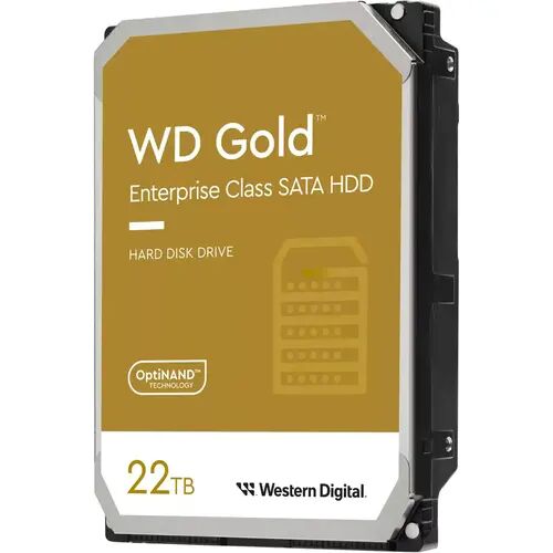 Western Digital Gold 22TB 3.5" Intern Harddisk 7200 RPM SATA III