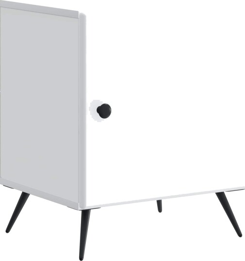  Nattbordskap Hvit 43 x 34,5 x 50 cm Konstruert tre