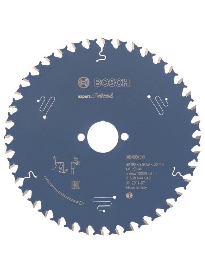 Bosch Sirkelsagblad Expert for Wood 190 x 30 x 2,6 mm, 40
