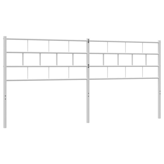  Sengegavl i metall hvit 160 cm 8721012189447
