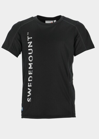 Swedemount Training Logo Tee B Jr Black/Reflective 120 T-Shirts