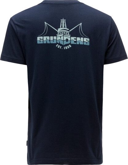 Grundéns T-Skjorte Logo Boat Ss Mørk Marine XXL Grundéns T-Skjorte Logo Boat Ss Mørk Marine XXL