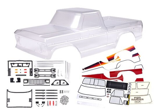 Traxxas 9230 Body Ford F-150 1979 Complete Clear