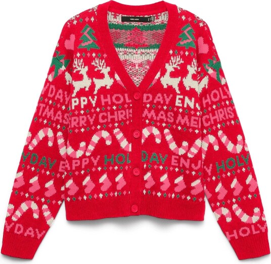 Vero Moda | Vmxmas Holiday Ls V Neck Cardigan Xmas | S