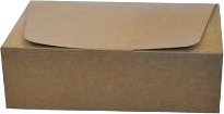 Transportboks 275X170x90 Mm Kraft Brun/Hvid,100 Stk/Krt