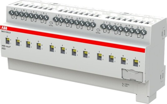 Abb Bryteraktuator 2Cdg110256R0011 KNX, 230 v, 6 A Maks. Antall Omkoblingskontakter: 12
