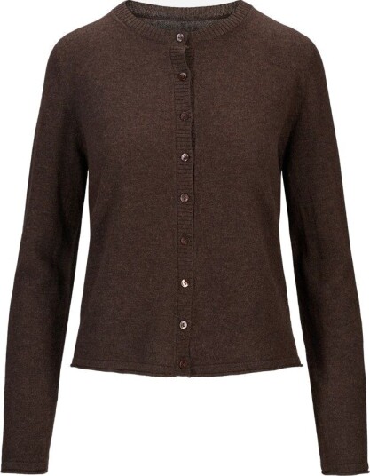 Dear Dharma Clara cardigan cashmere blend S brun dame