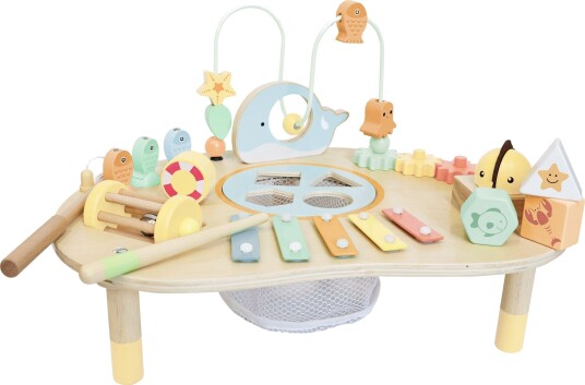 SpielMaus Motorikkbord i tre - 44x27x31 cm fra 2 år